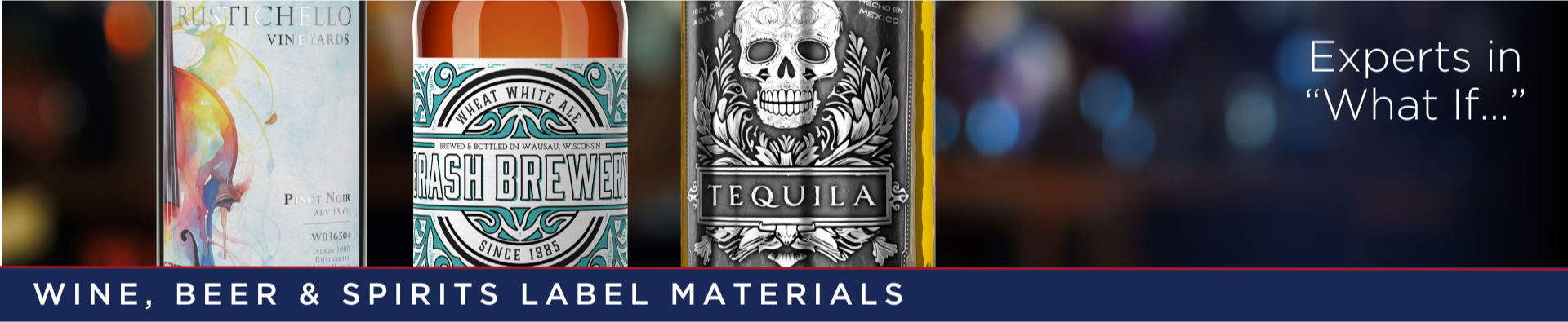 WINE, BEER & SPIRITS LABEL MATERIAL